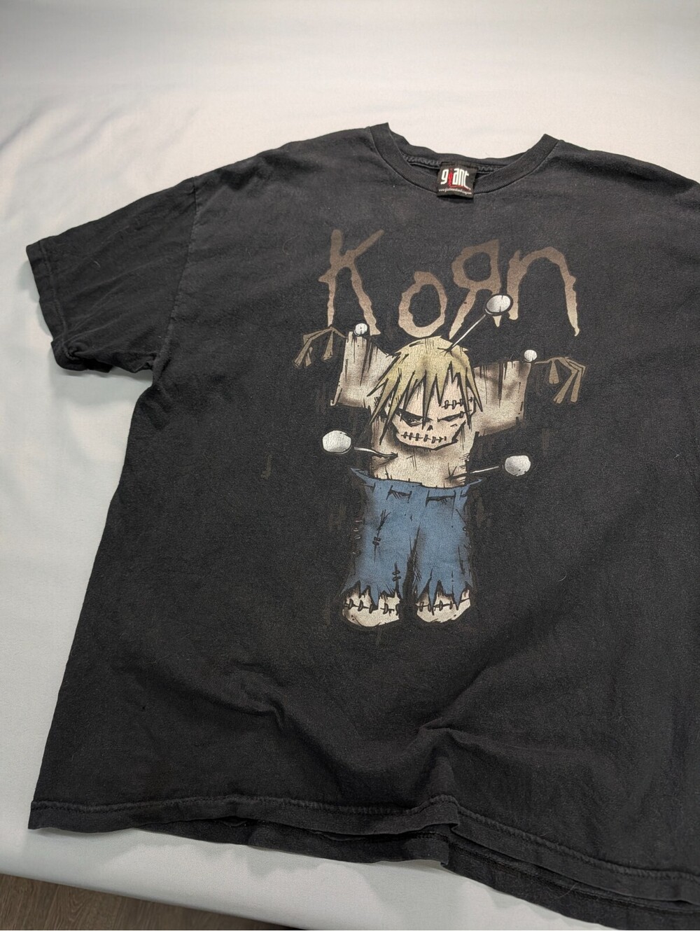 Korn Issues Giant Tag Vintage T-Shirt Voodoo Doll Black XL